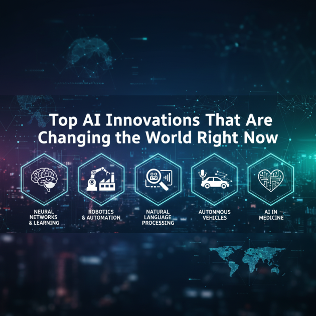Top AI Innovations That Are Changing the World Right Now
