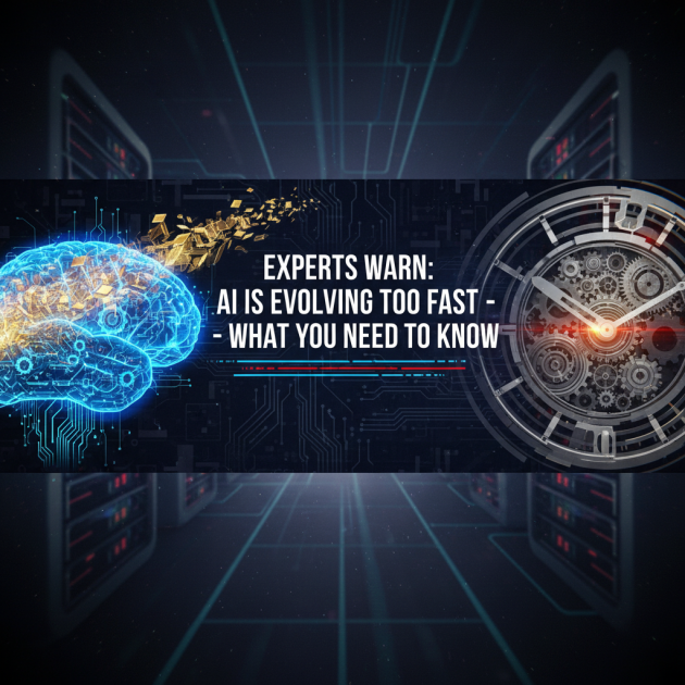 Experts Warn: AI is Evolving Too Fast – What You Need to Know