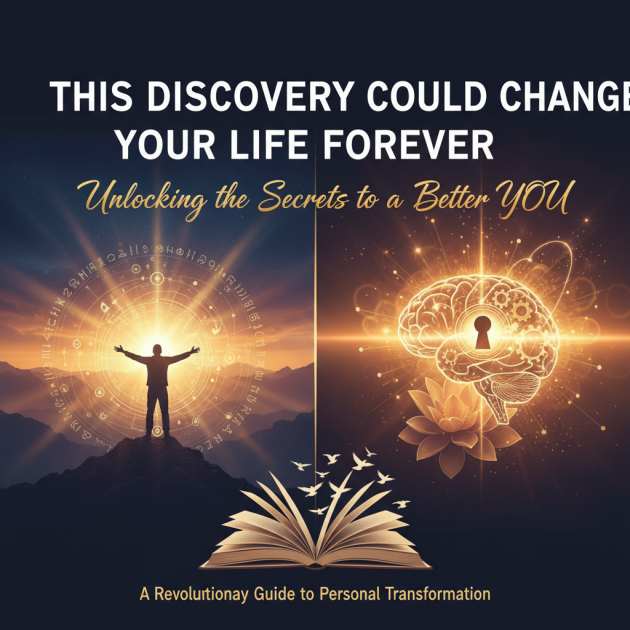 This Discovery Could Change Your Life Forever: Unlocking the Secrets to a Better You