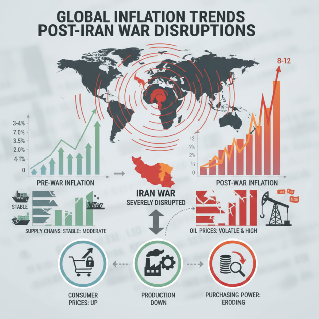 Global Inflation Trends Post-Iran War Disruptions: A Comprehensive Analysis