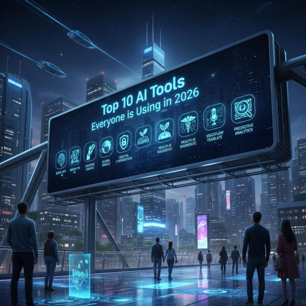 Top 10 AI Tools Everyone is Using in 2026