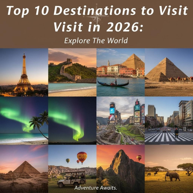 Top 10 Destinations to Visit in 2026: Explore the World