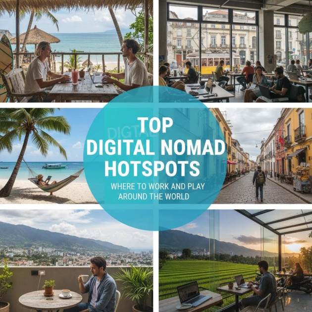 Top Digital Nomad Hotspots: Where to Work and Play Around the World