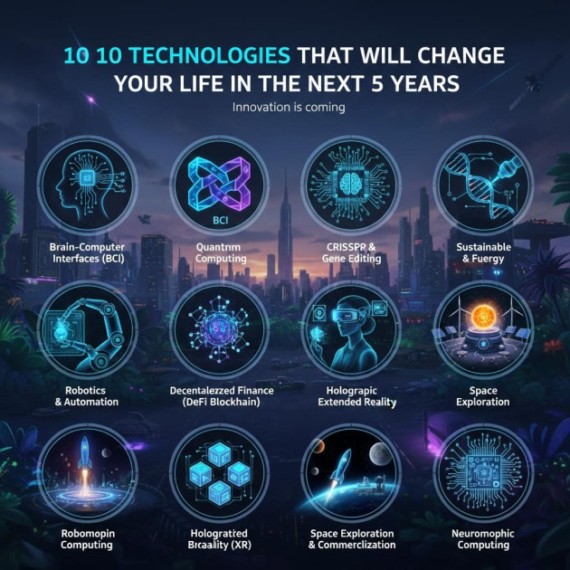 10 Technologies That Will Change Your Life in the Next 5 Years