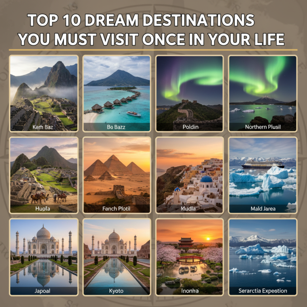 Top 10 Dream Destinations You Must Visit Once in Your Life