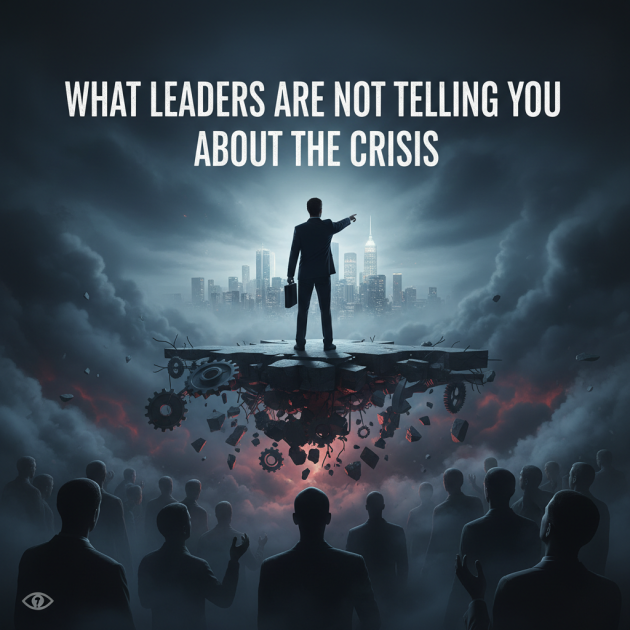What Leaders Are Not Telling You About the Crisis