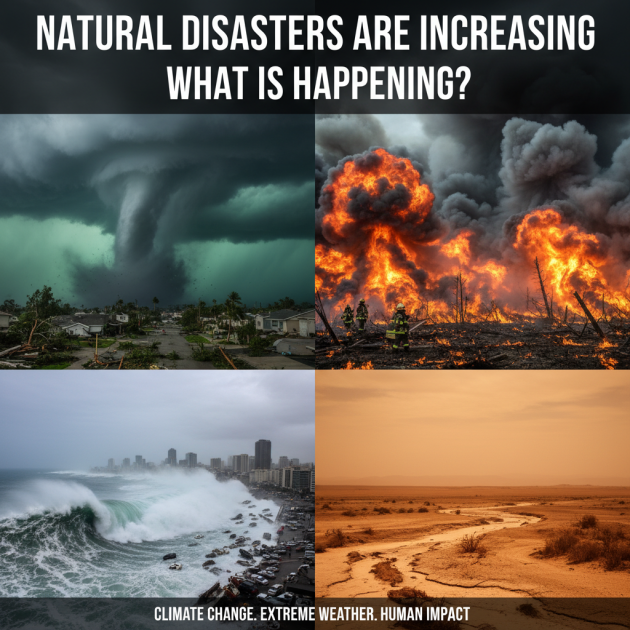Natural Disasters Are Increasing: What Is Happening?