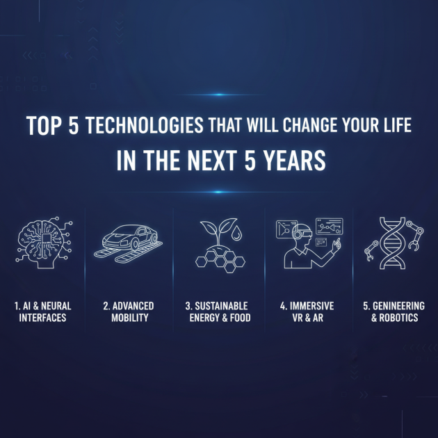 Top 5 Technologies That Will Change Your Life in the Next 5 Years