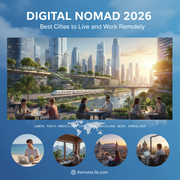 Digital Nomad 2026: Best Cities to Live and Work Remotely