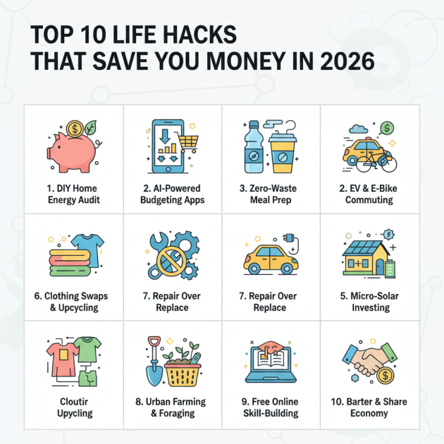 Top 10 Life Hacks That Save You Money in 2026