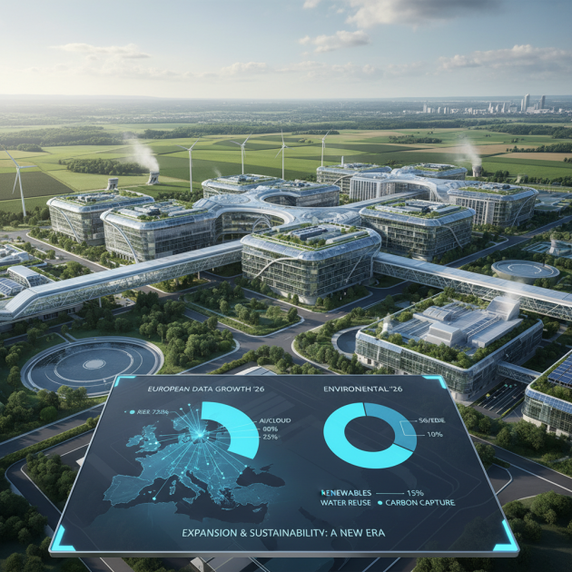 The Future of Data Centers in Europe: Expansion and Environmental Impact in 2026