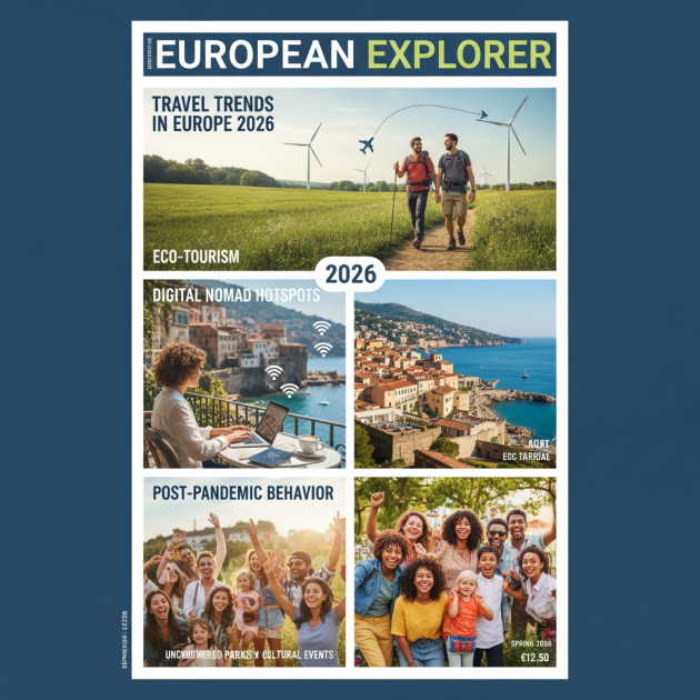 Travel Trends in Europe 2026: Eco-Tourism, Digital Nomad Hotspots, and Post-Pandemic Behavior