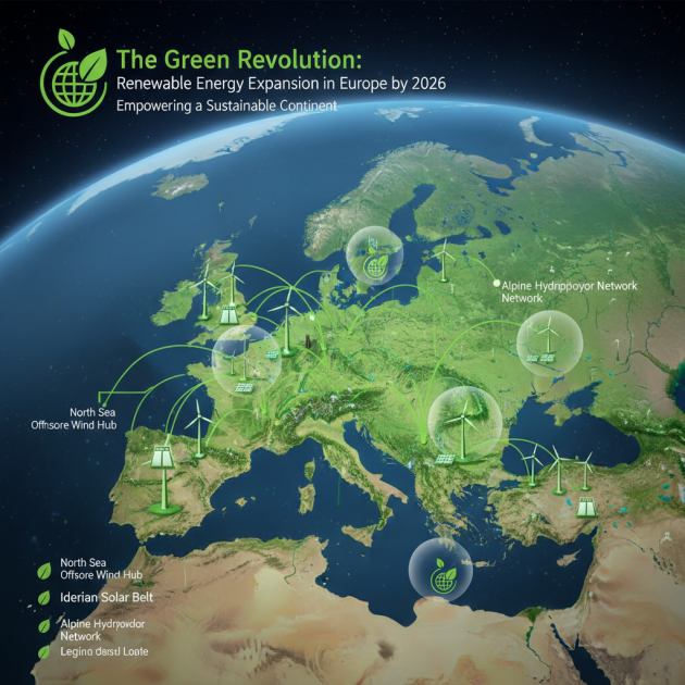 The Green Revolution: Renewable Energy Expansion in Europe by 2026